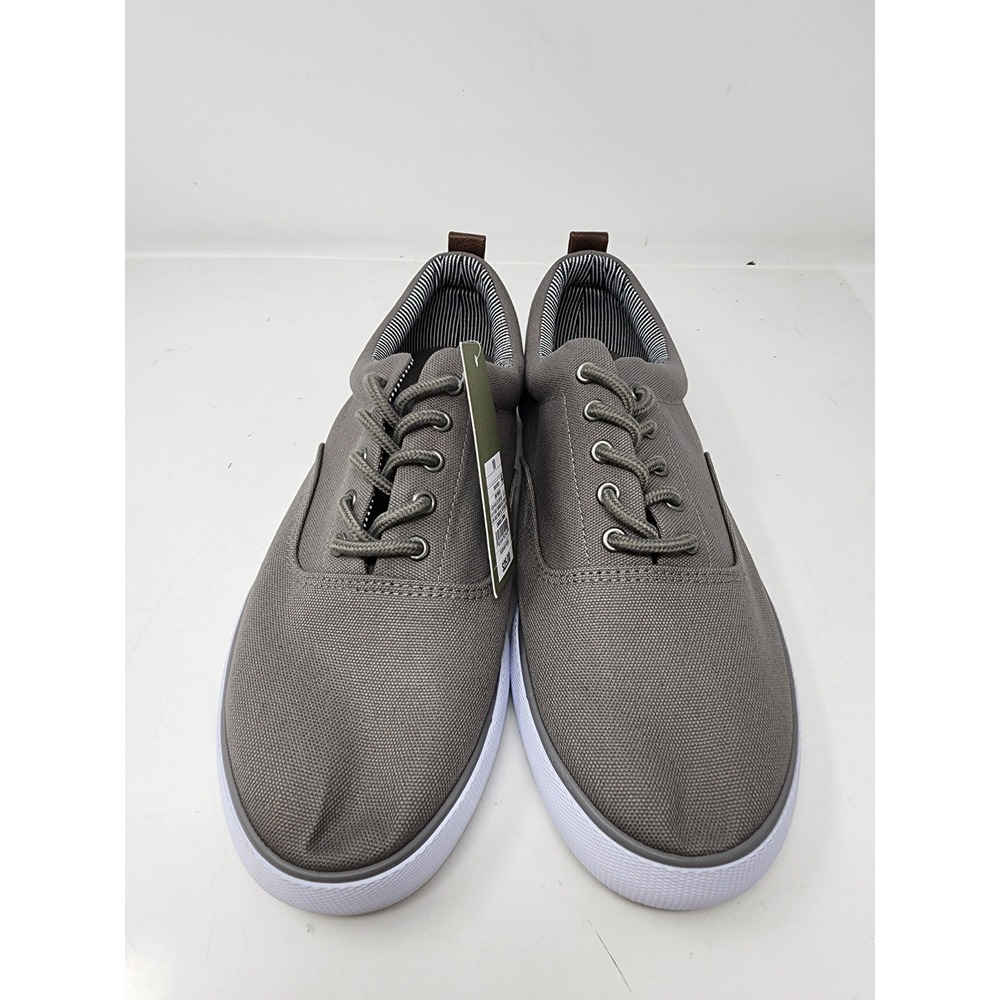 Goodfellow & Co Mens Brady Canvas Lace Up Sneakers Gray Casual Athletic Size 10